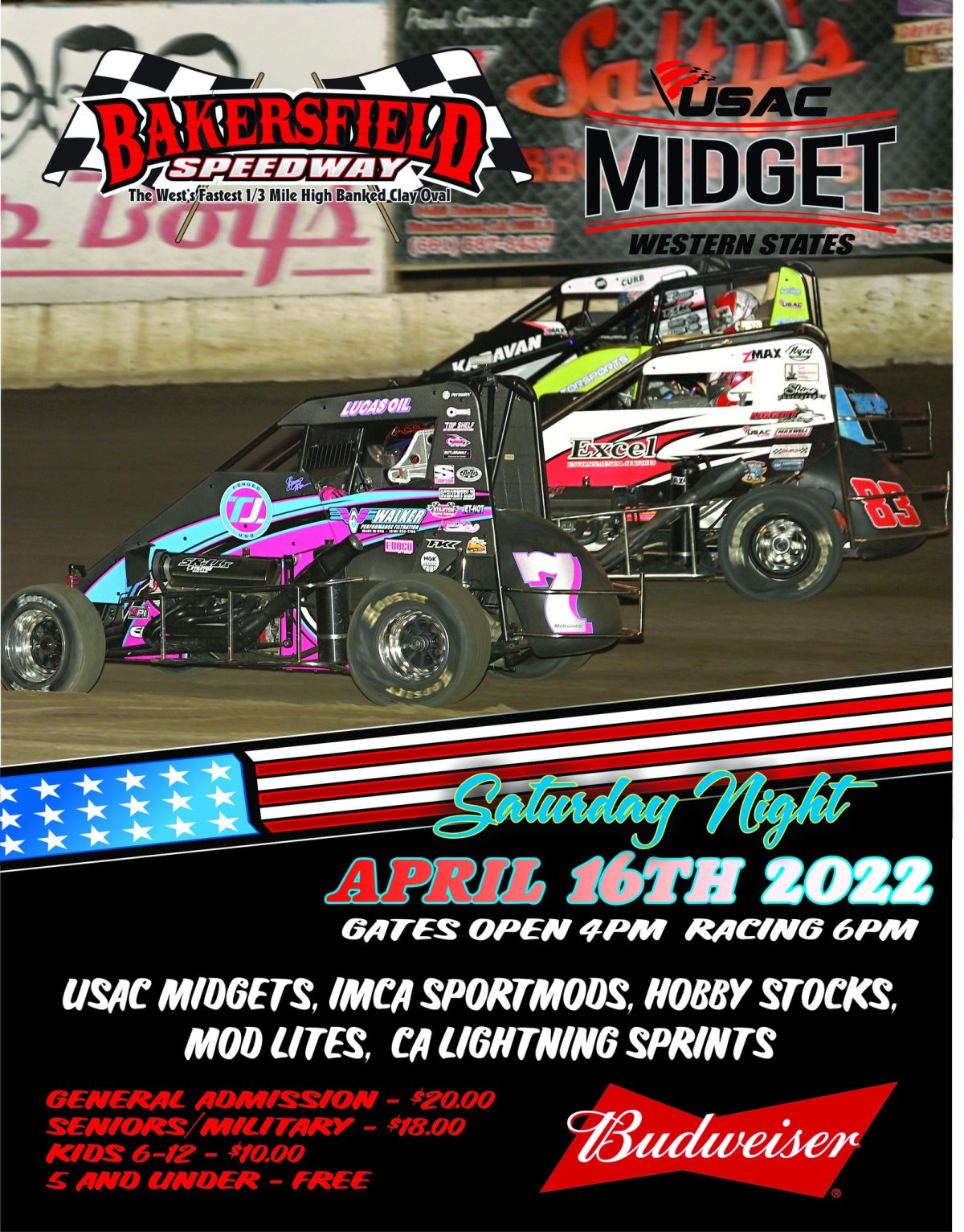 Bakersfield Weekly Racing – 4/16/22