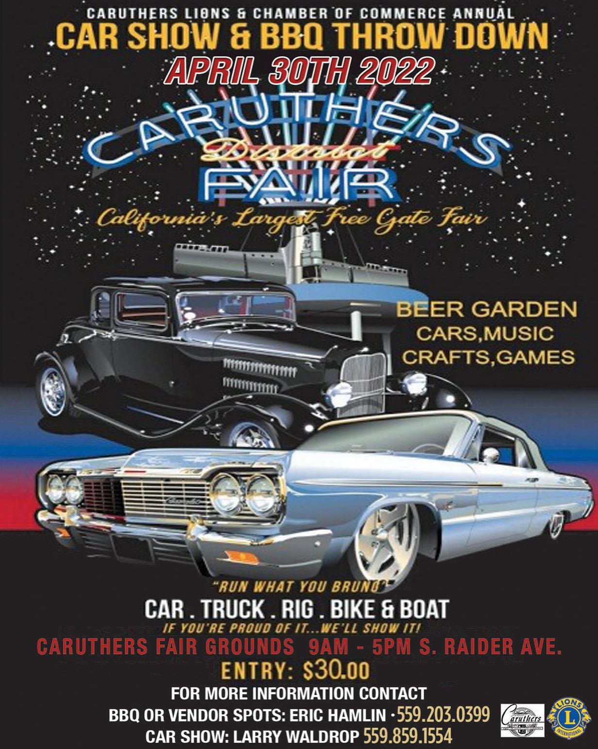 Caruthers Car Show & BBQ Throw Down NorCal Car Culture