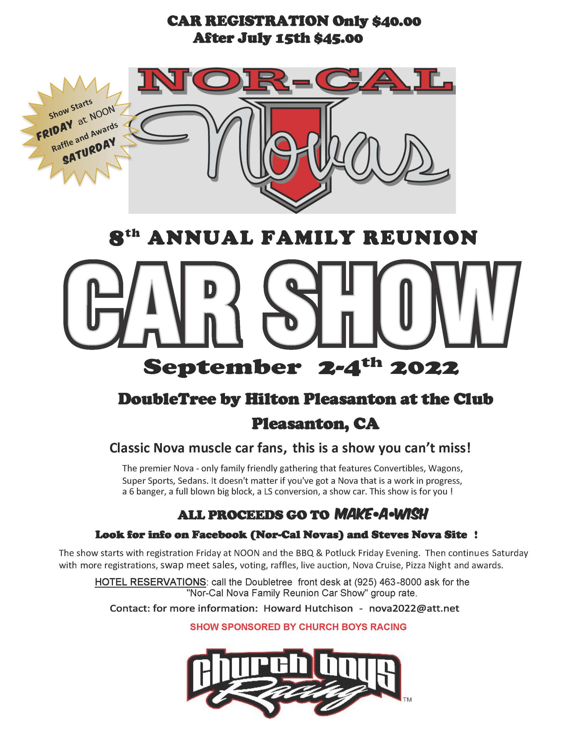 NorCal Novas Family Reunion Car Show