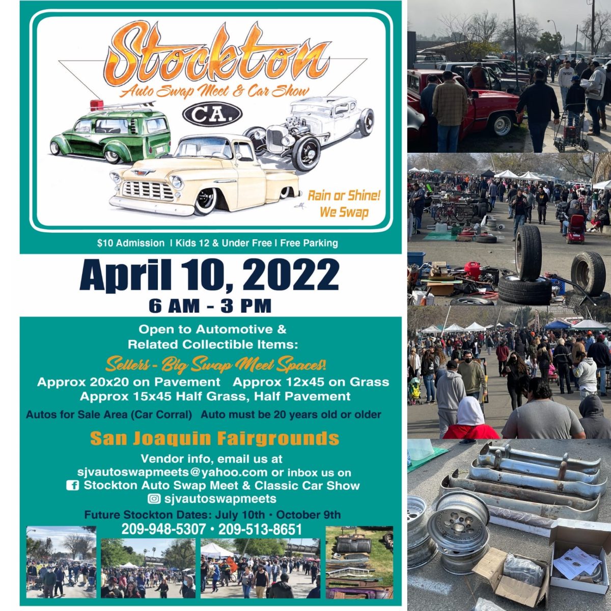 Stockton Auto Swap Meet & Classic Car Show