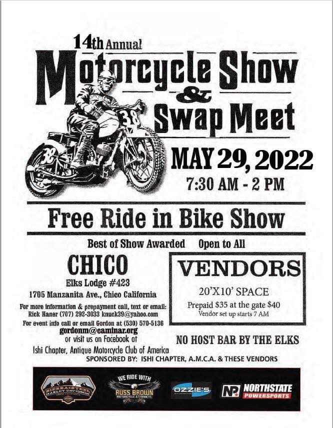 Antique Motorcycle Show and Swap Meet