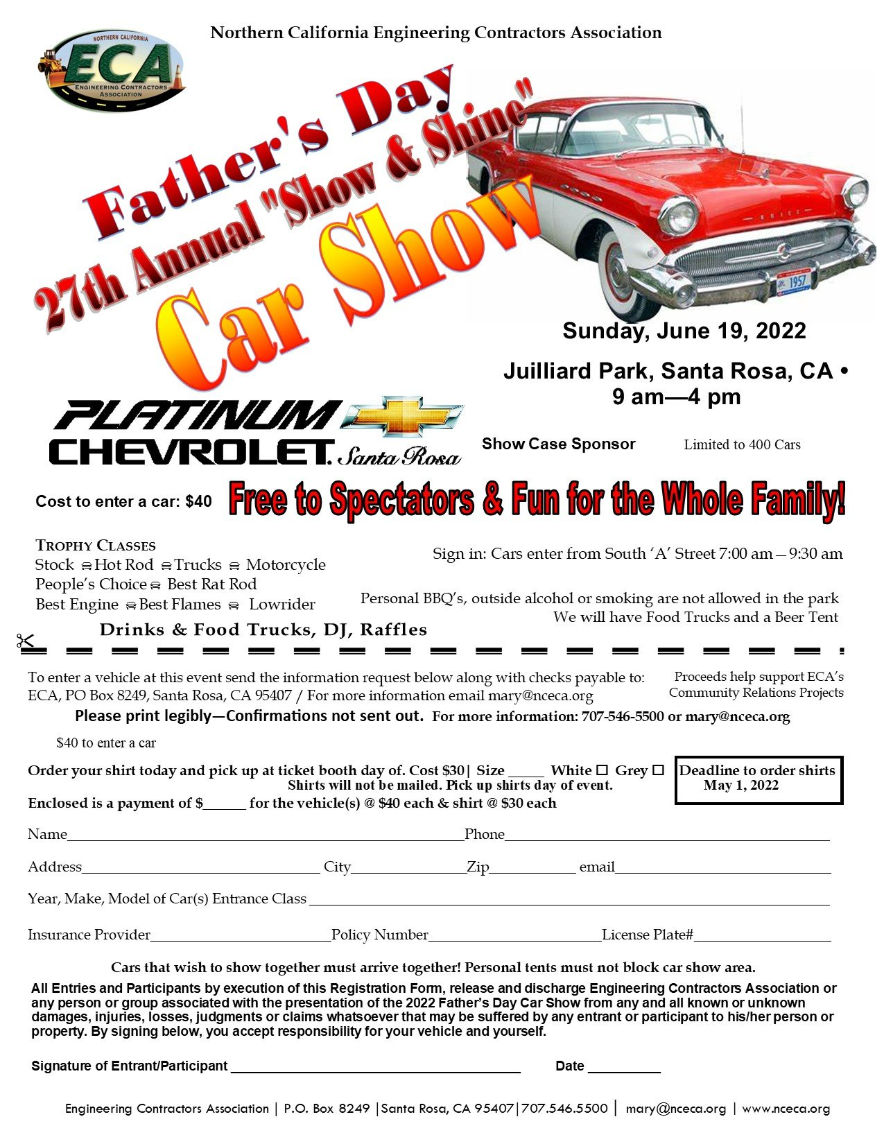 Father's Day 27th Annual "Show and Shine" Car Show