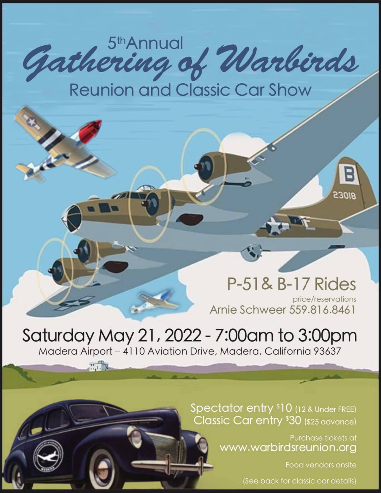 Gathering of Warbirds Reunion and Classic Car Show