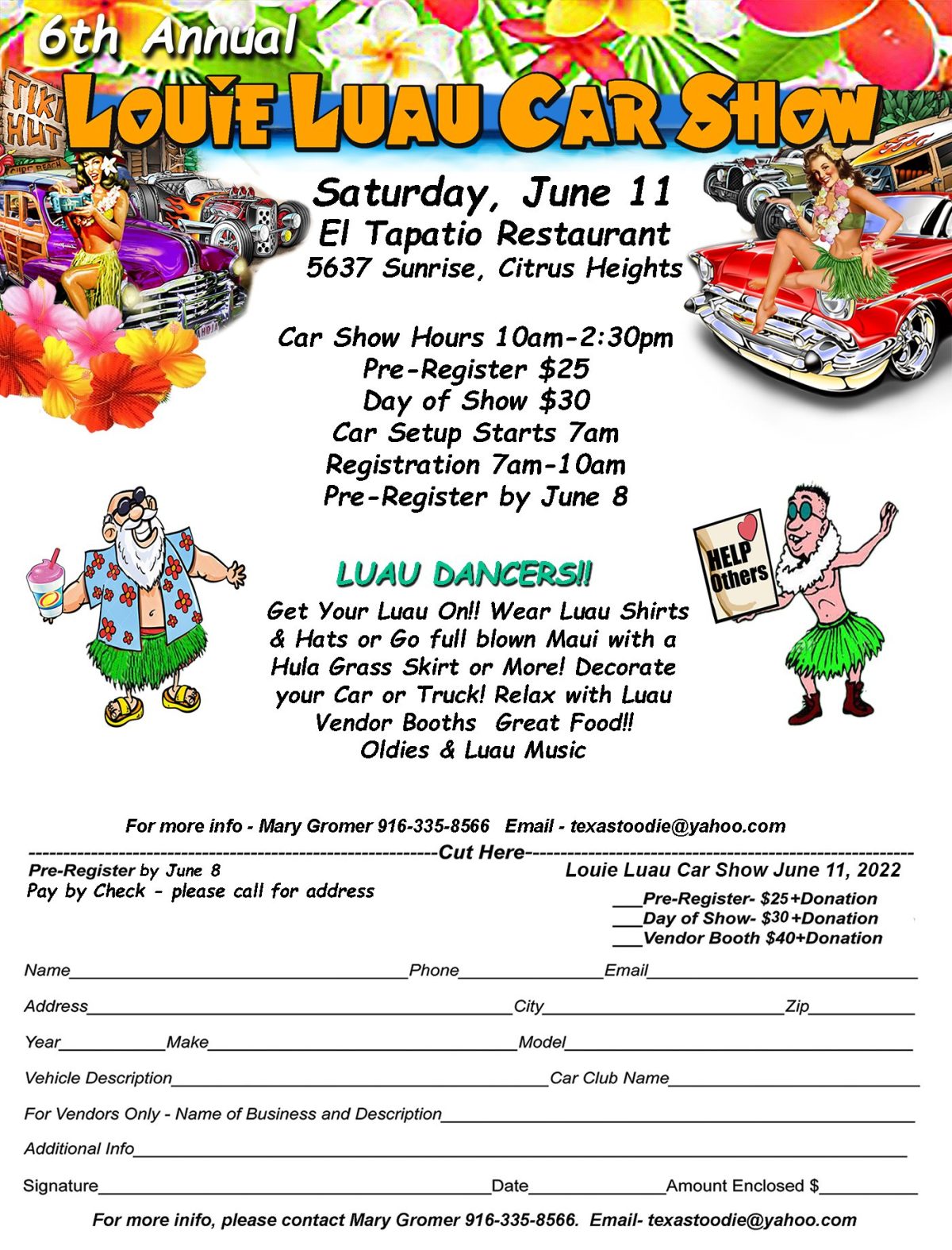 Louie Luau Car Show