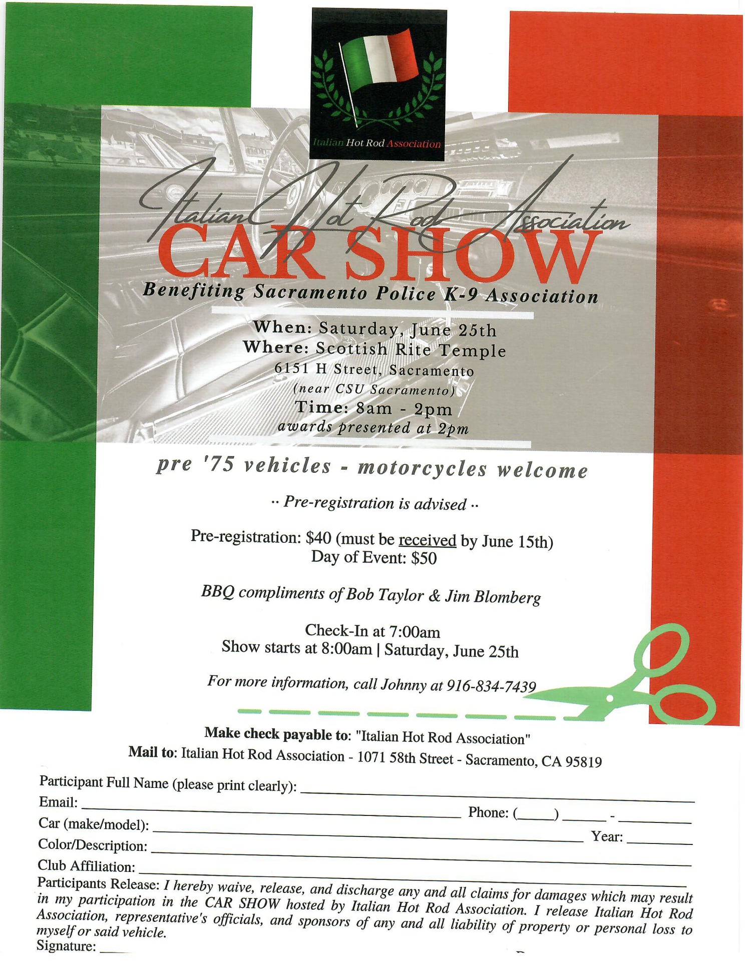 Italian Hot Rod Association Car Show