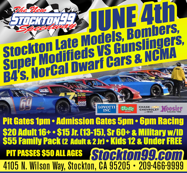 Stockton 99 Weekly Racing - 6/4/22