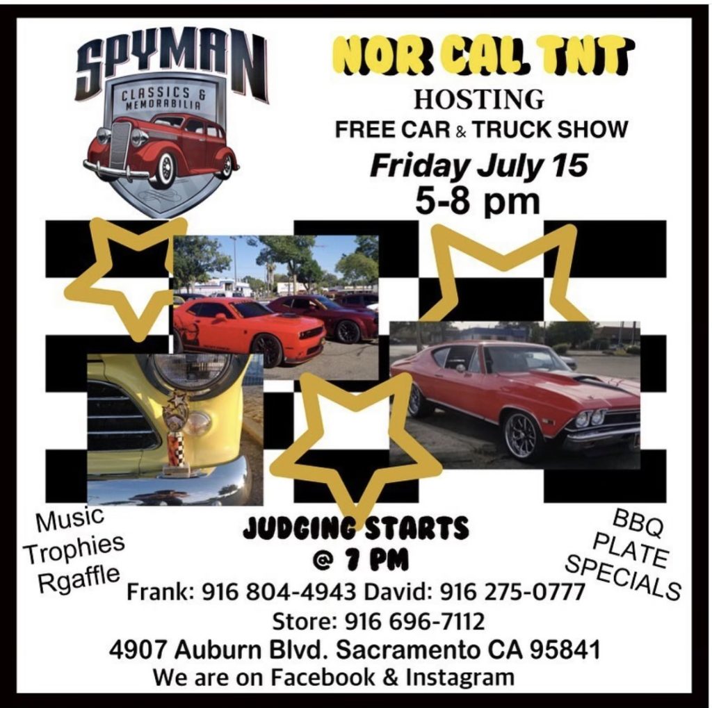 Spyman Classics Car and Truck Show - 7/15/22
