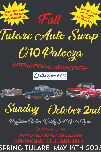 Fall Tulare Auto Swap C/10 Palooza