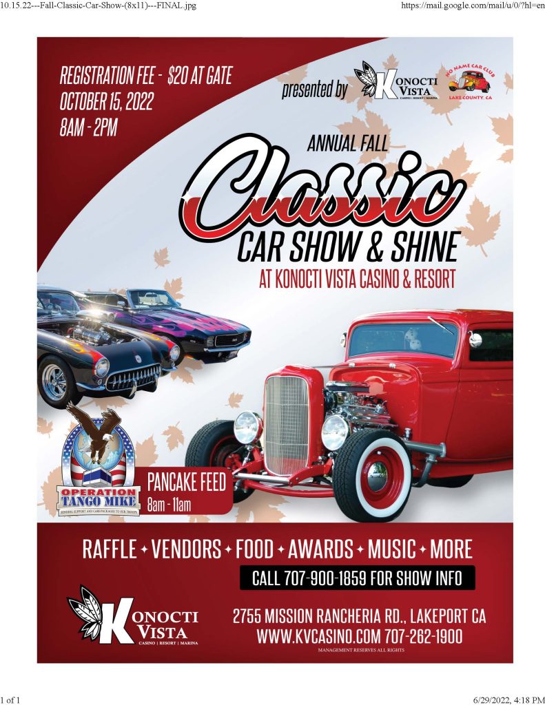 Konocti Vista Classic Car Show