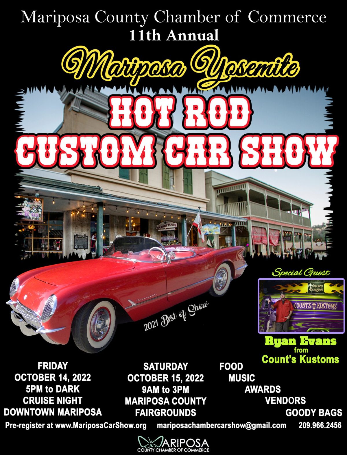 Mariposa Yosemite Hot Rod & Custom Car Show 2022