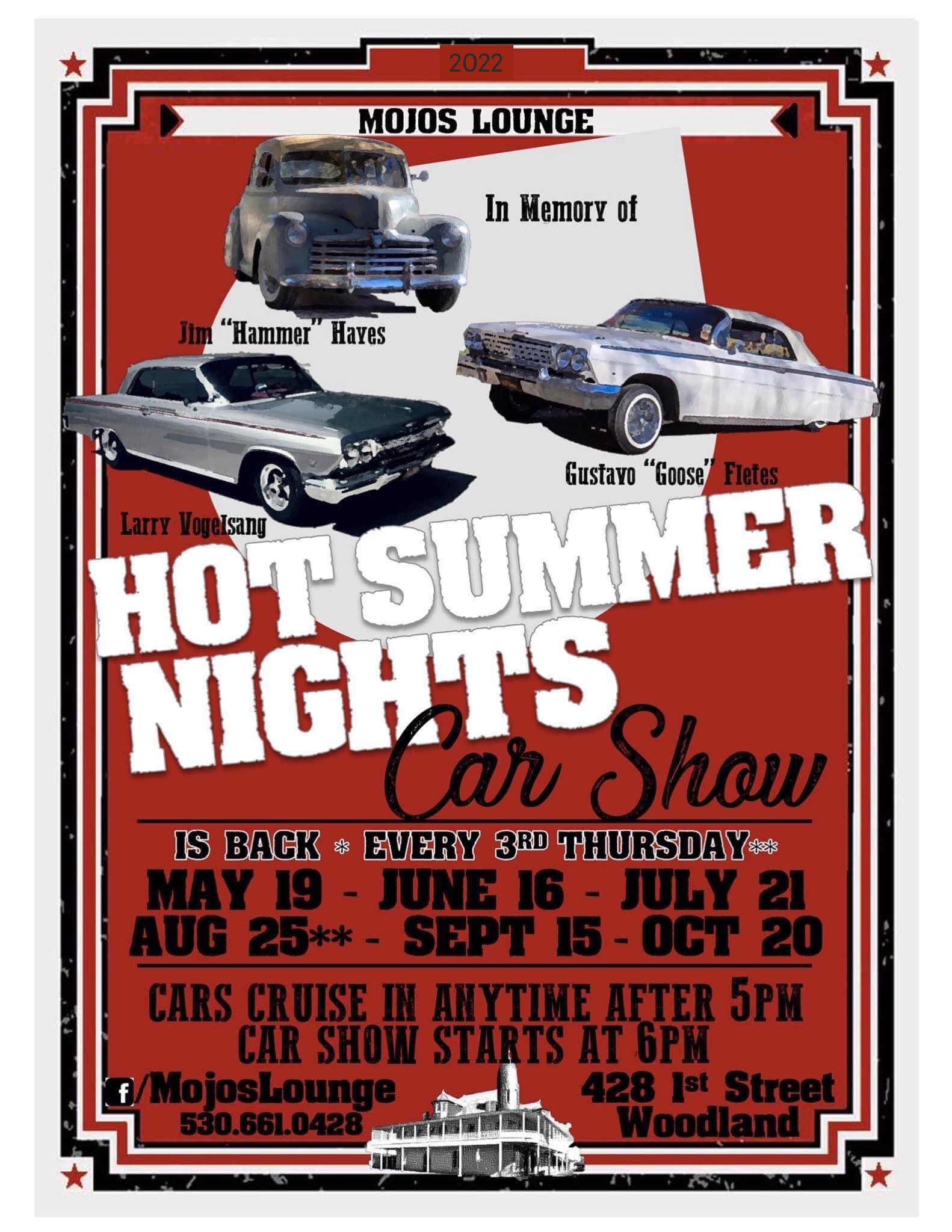 Mojo's Hot Summer Nights Car Show NorCal Car Culture