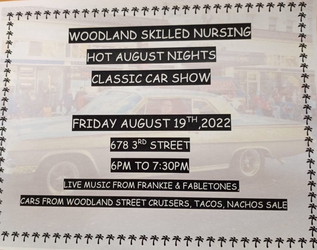 Woodland Hot August Car Show