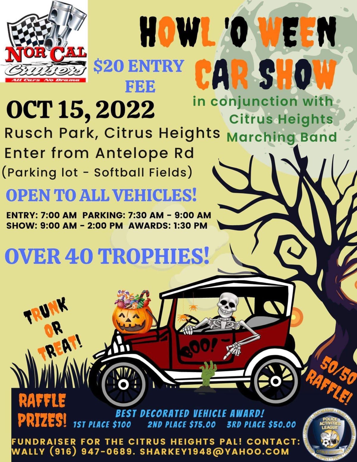 Howl-O-Ween Trunk or Treat Car Show