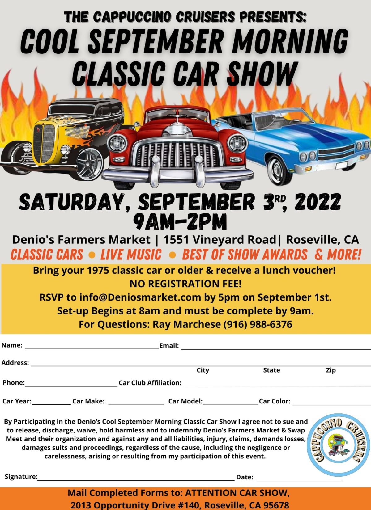 Cool September Morning Classic Car Show
