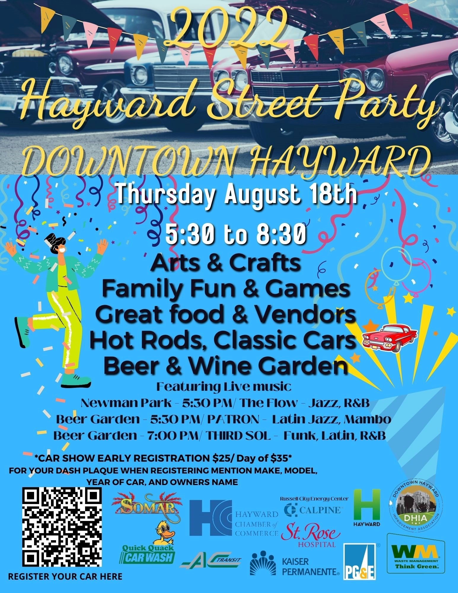 Hayward Street Party Car Show