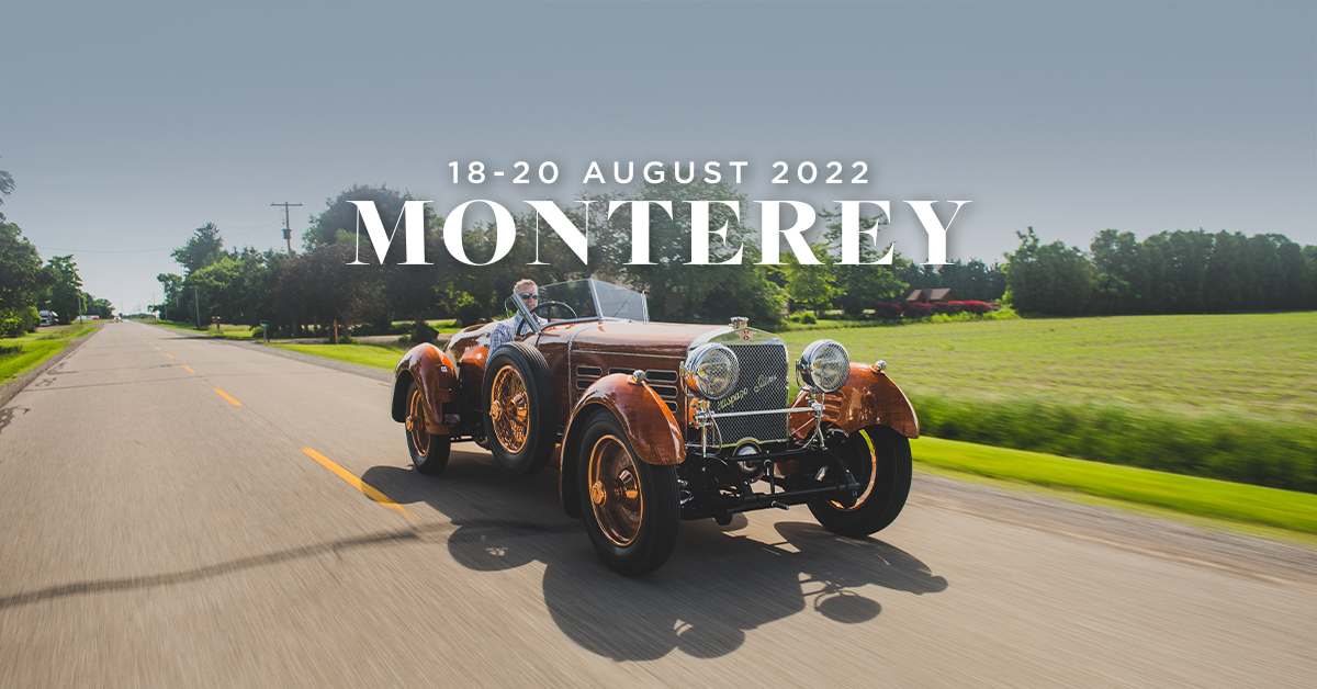 Monterey RM Sotheby's Auction 2022