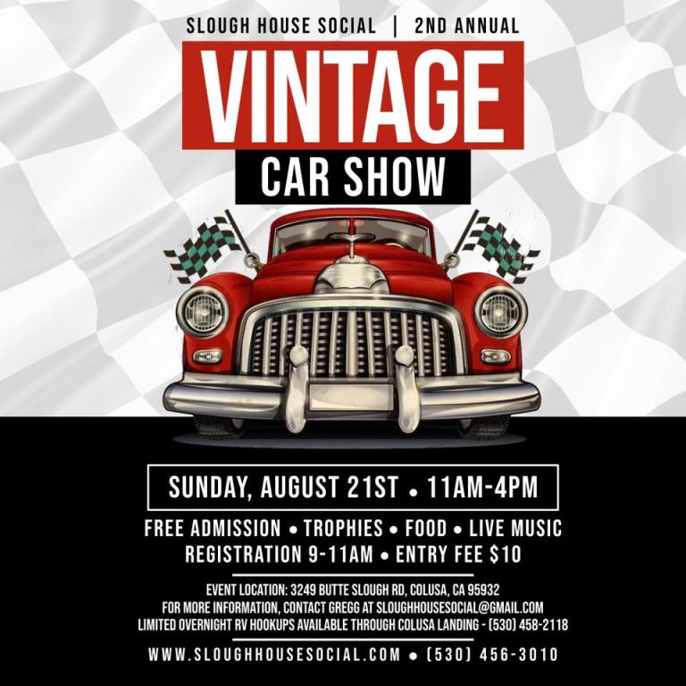 Slough House Social Vintage Car Show - NorCal Car Culture