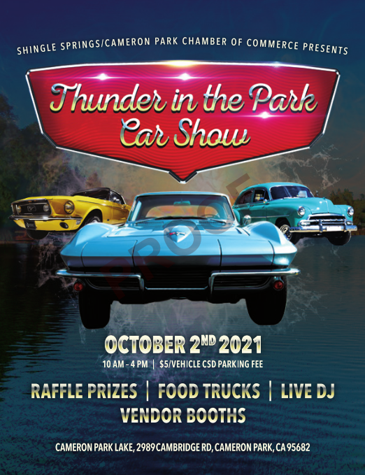 Thunder in the Park Classic Car Show