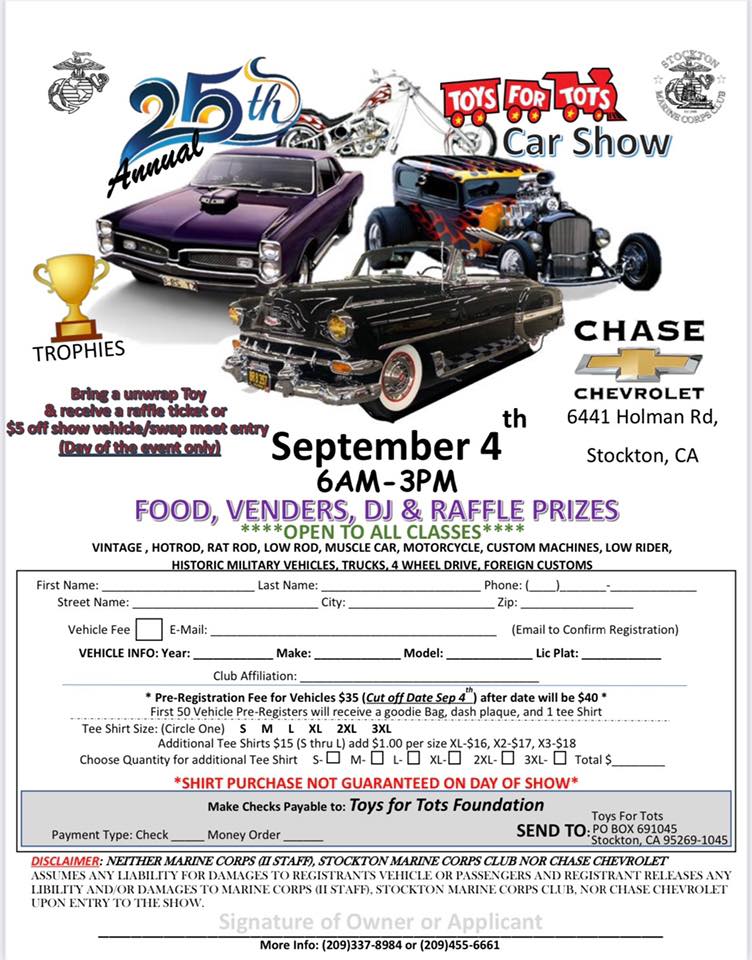 Toys For Tots Car Show