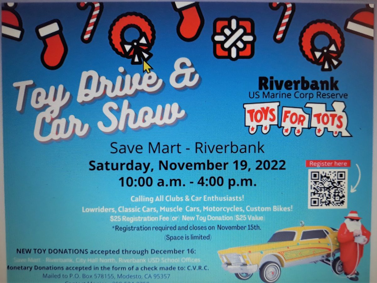 Riverbank Toy Drive and Car Show
