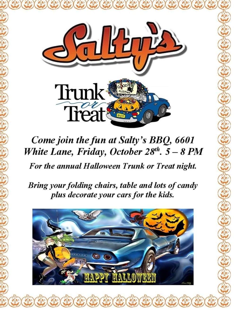 Salty's Trunk or Treat Car Show