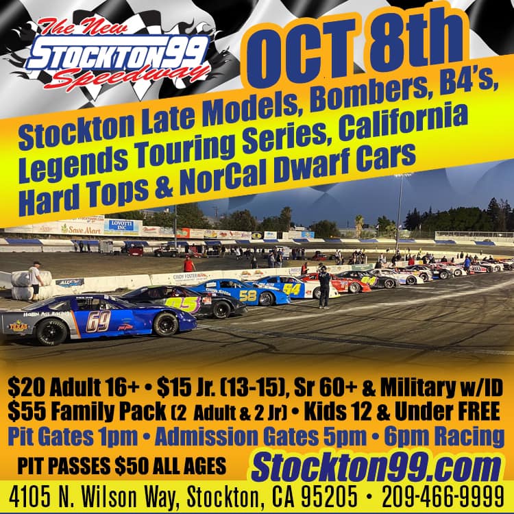 Stockton 99 Weekly Racing – 10/8/22