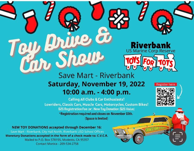 Riverbank Toy Drive & Car Show
