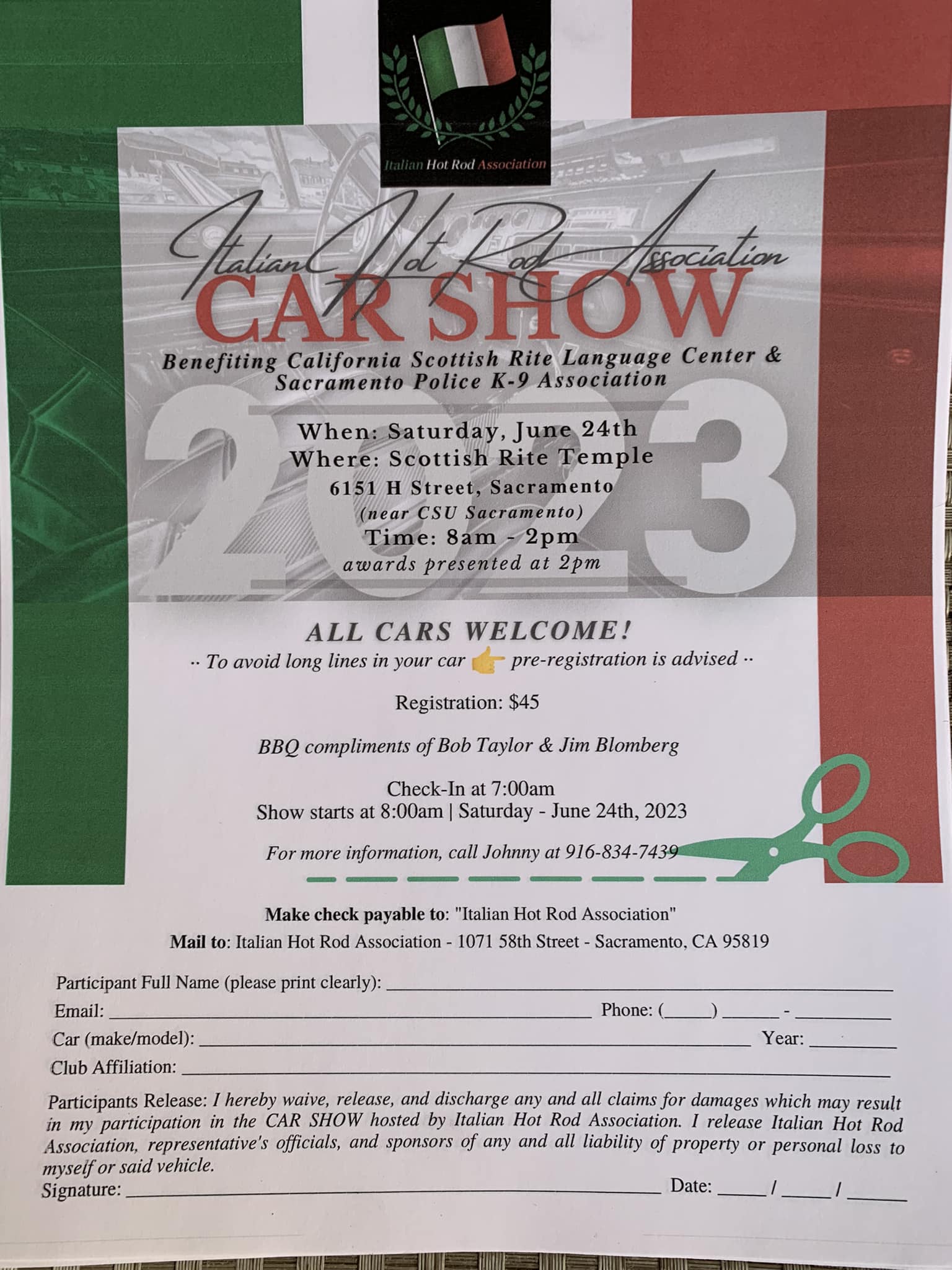 Italian Hot Rod Association Car Show