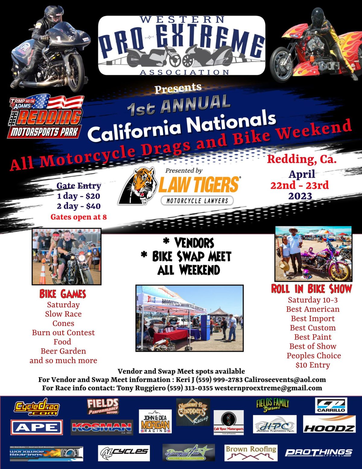California Nationals All Bike Drags