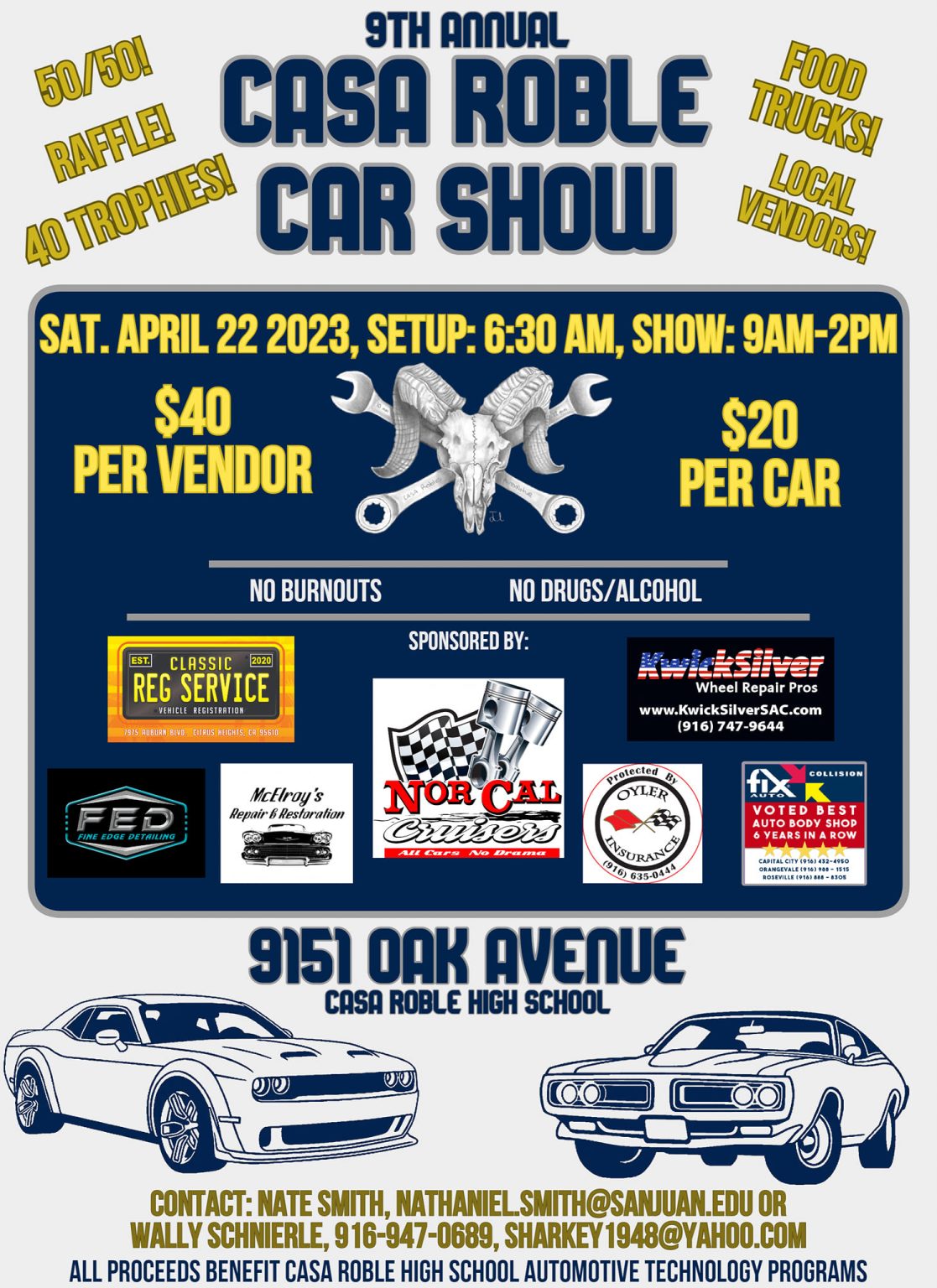 Casa Roble High School Car Show NorCal Car Culture