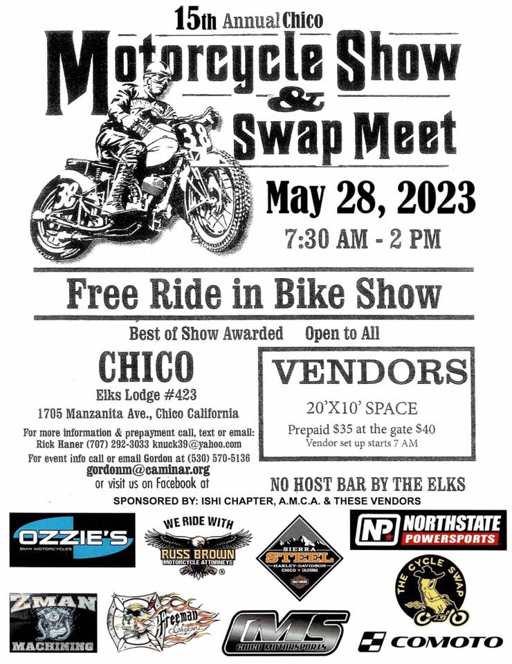 Chico Annual Motorcycle Show & Swap Meet