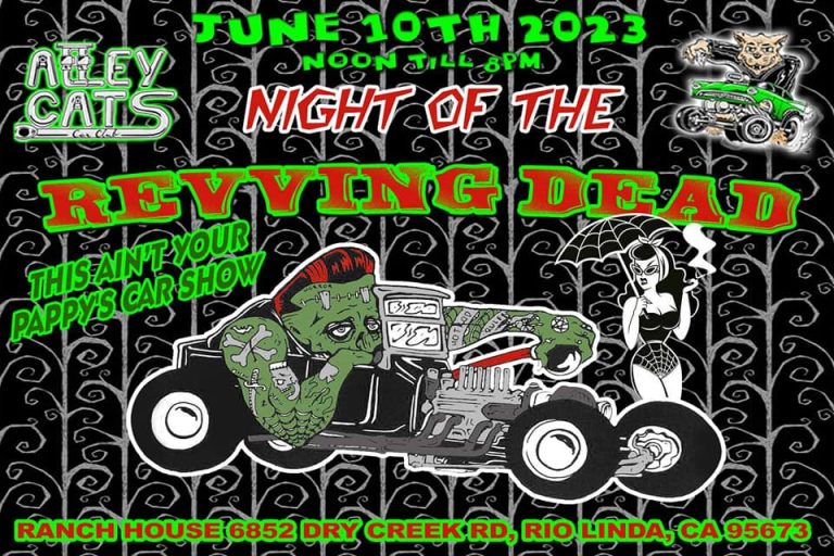 Night of the Revving Dead Car Show 2023 NorCal Car Culture