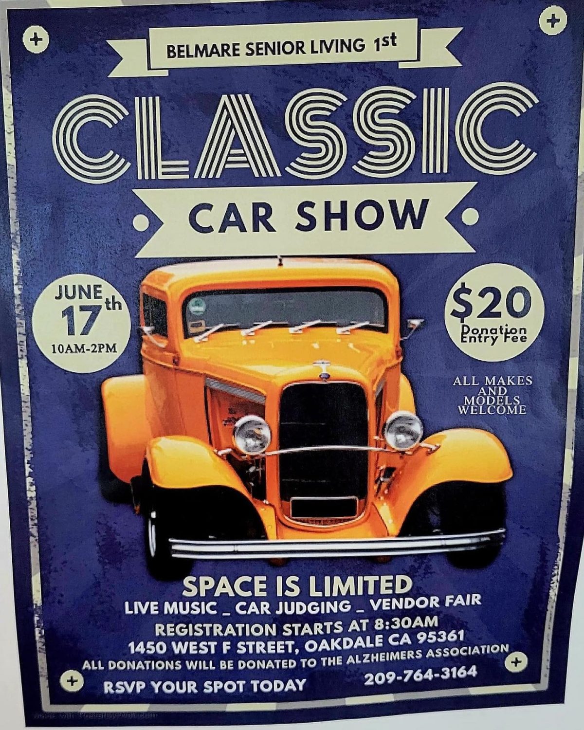 Belmare Senior Living Classic Car Show