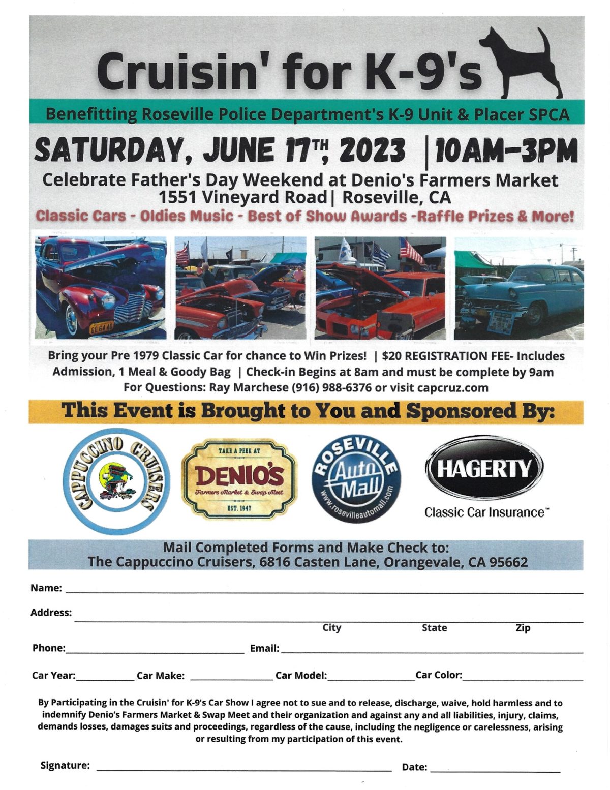 Cruisin’ for K-9’s Car Show