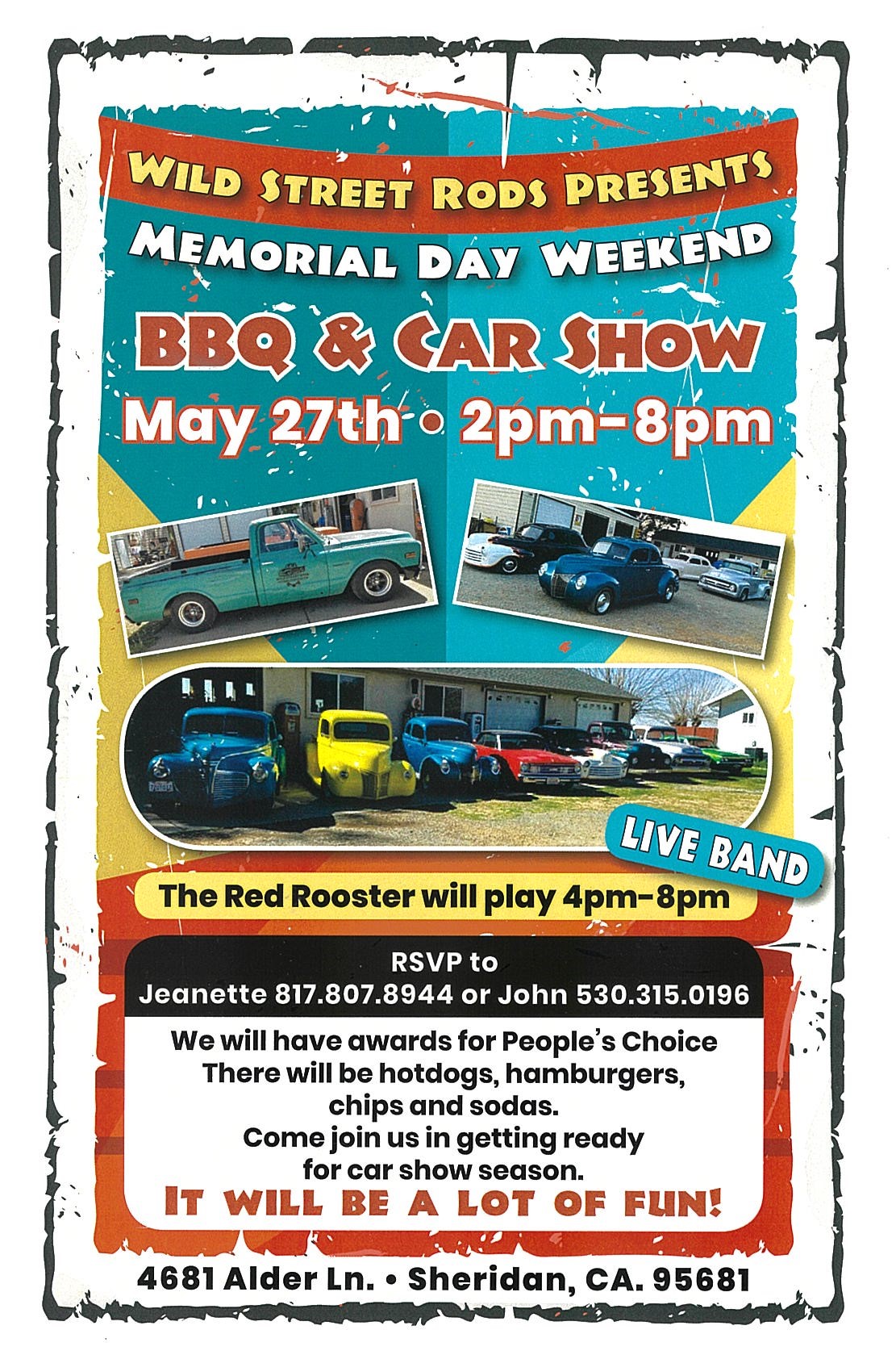 Memorial Day Weekend BBQ & Car Show