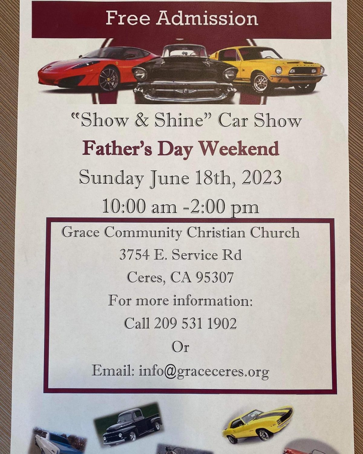 Fathers Day Show & Shine