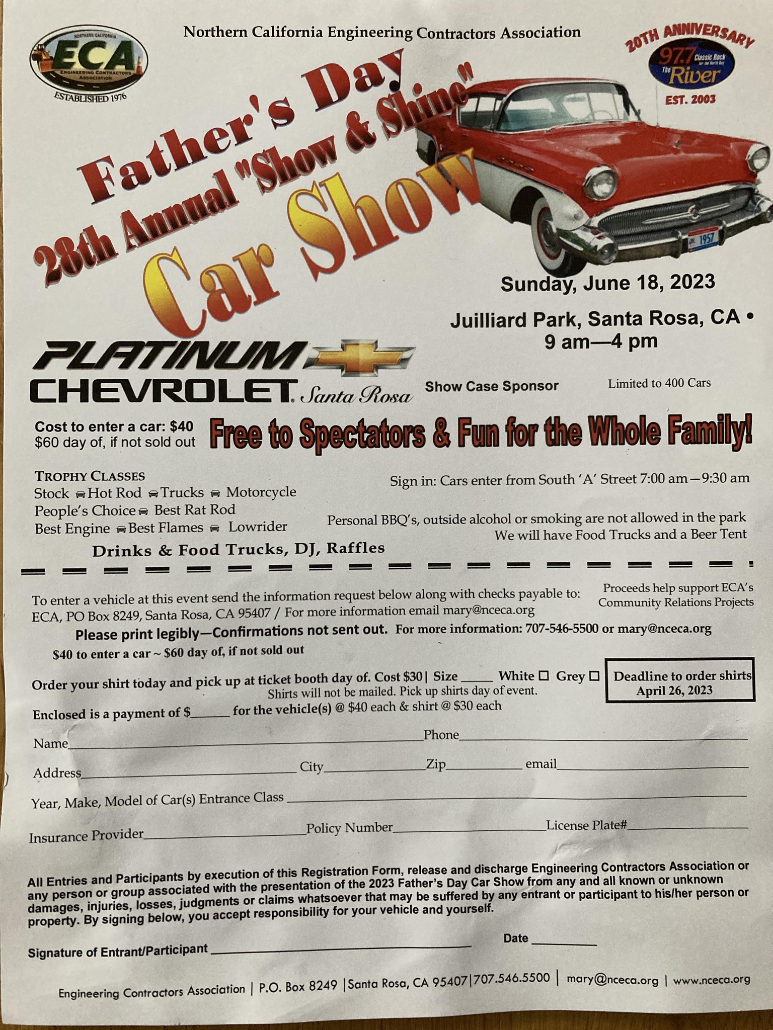 Father's Day "Show and Shine" Car Show