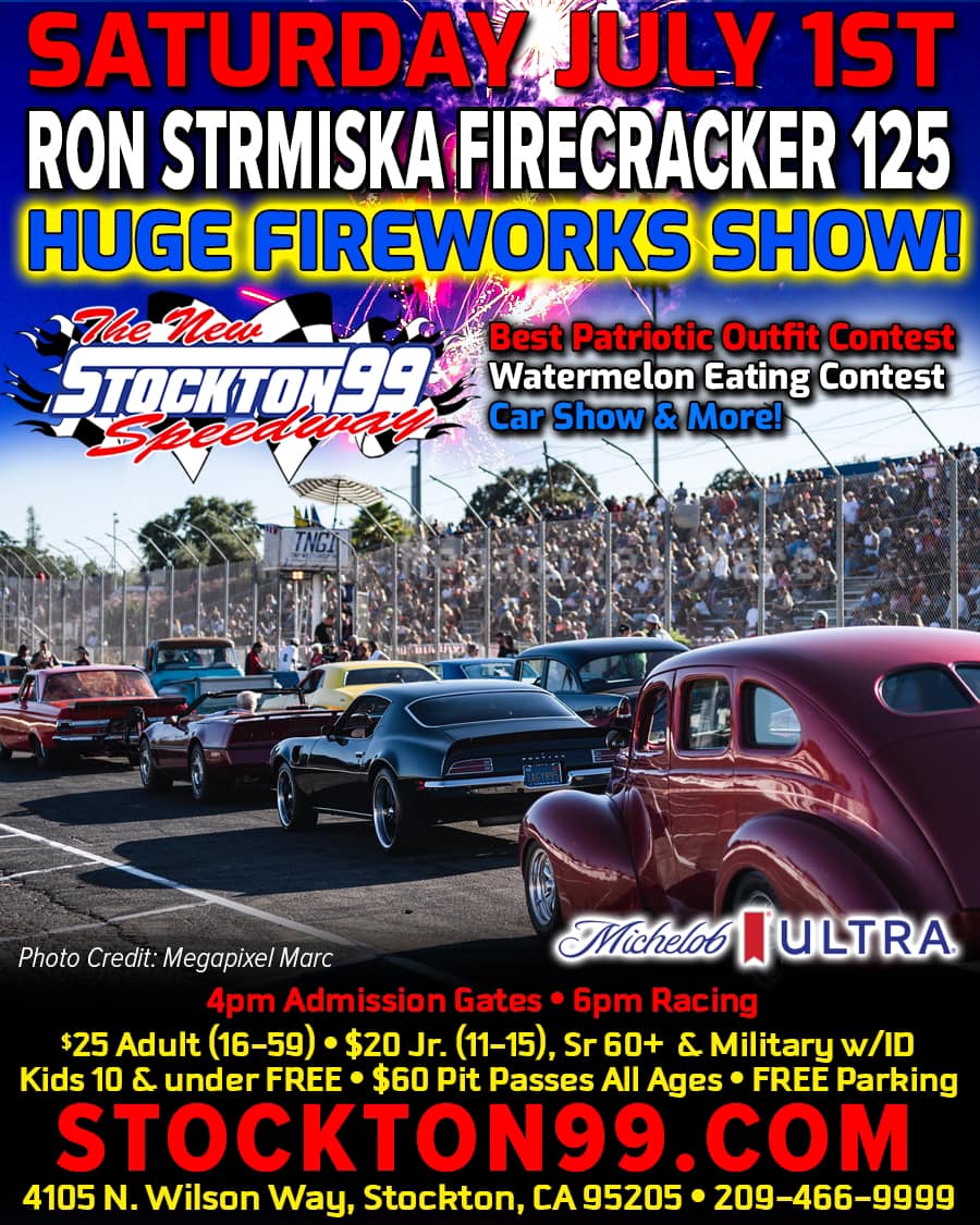 Stockton 99 Ron Strmiska Firecracker 125