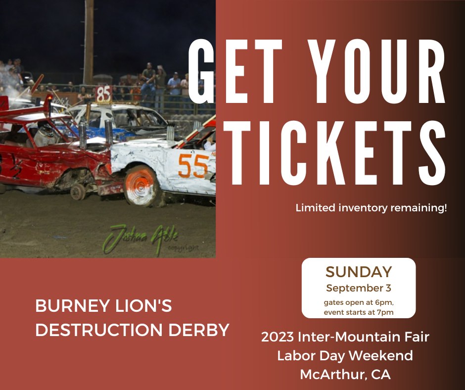 Burney Lion's Destruction Derby