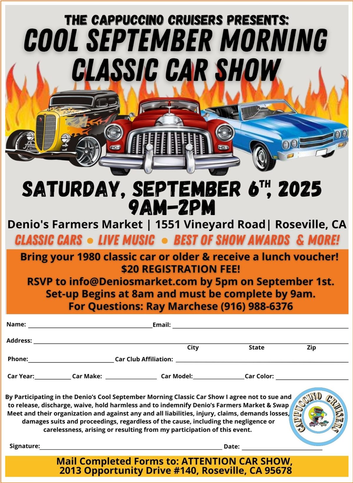 Cool September Morning Classic Car Show