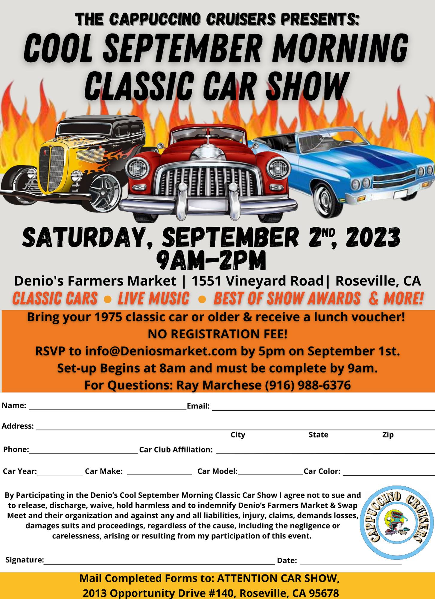 Cool September Morning Classic Car Show