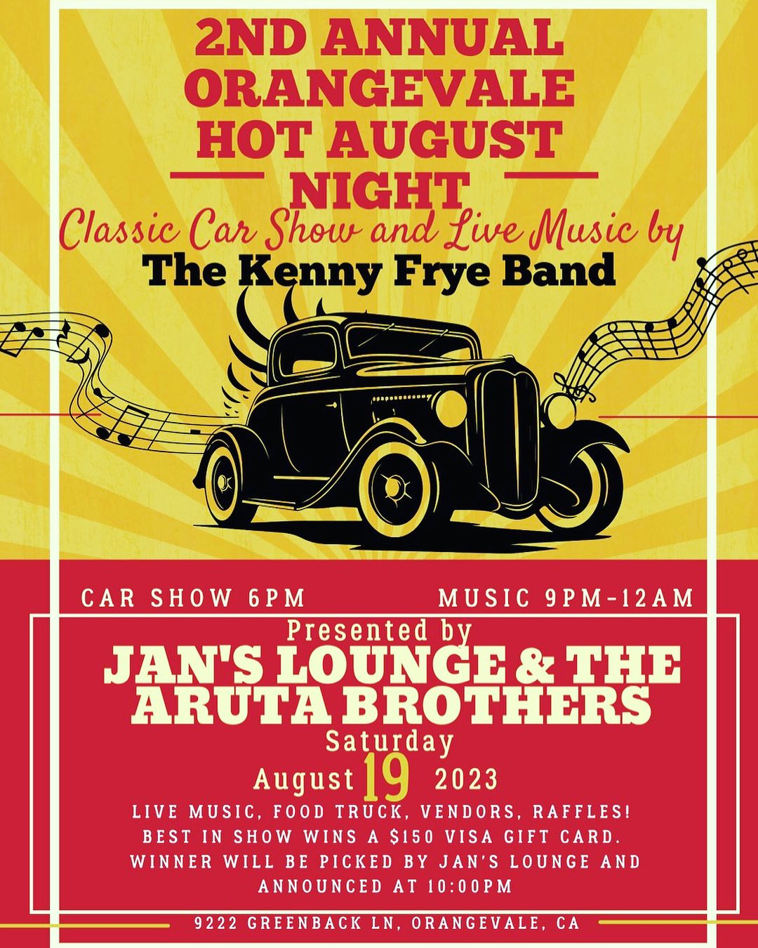 Orangevale Hot August Night Car Show