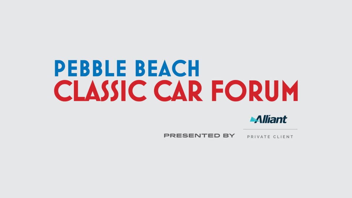 Pebble Beach Classic Car Forum