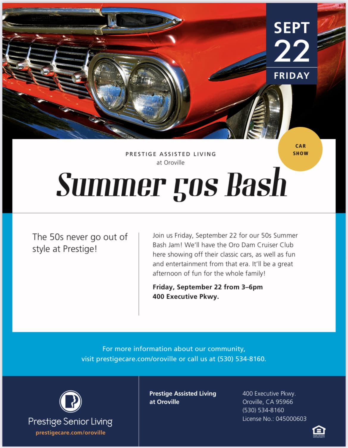 Summer 50s Bash Car Show