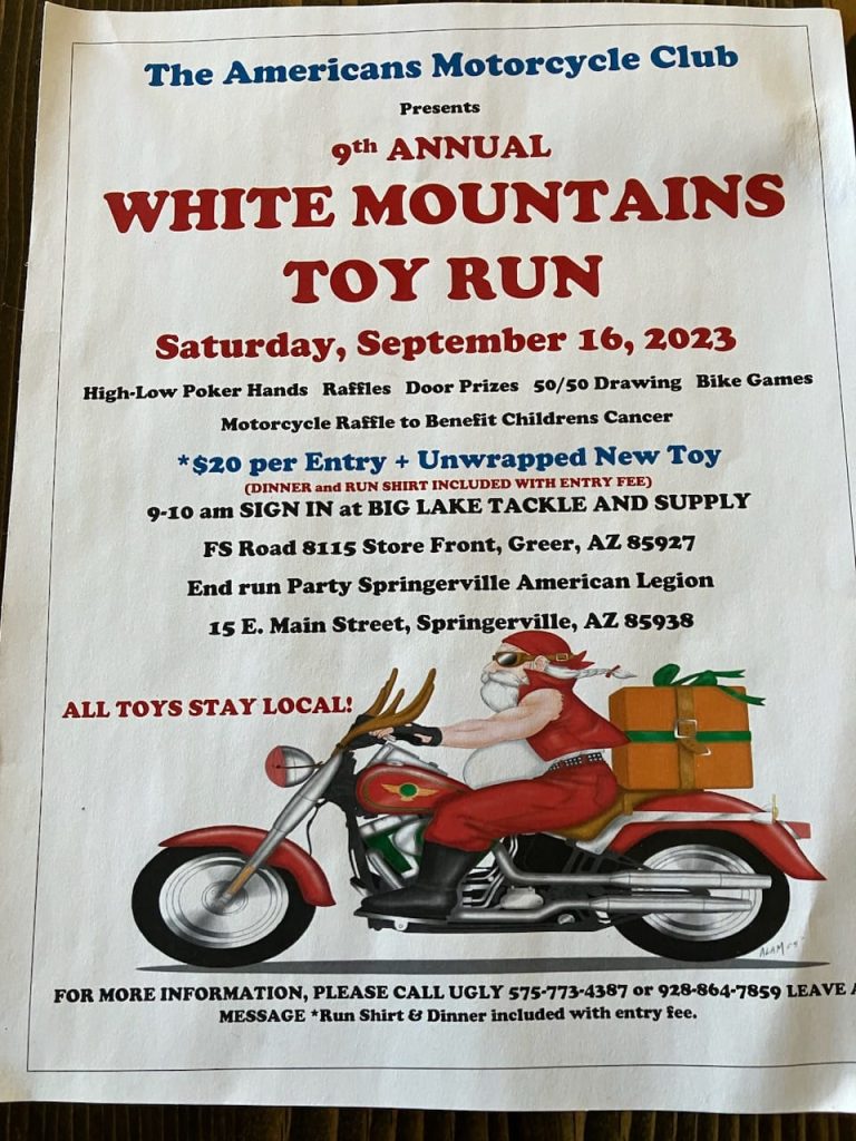 White Mountains Toy Run