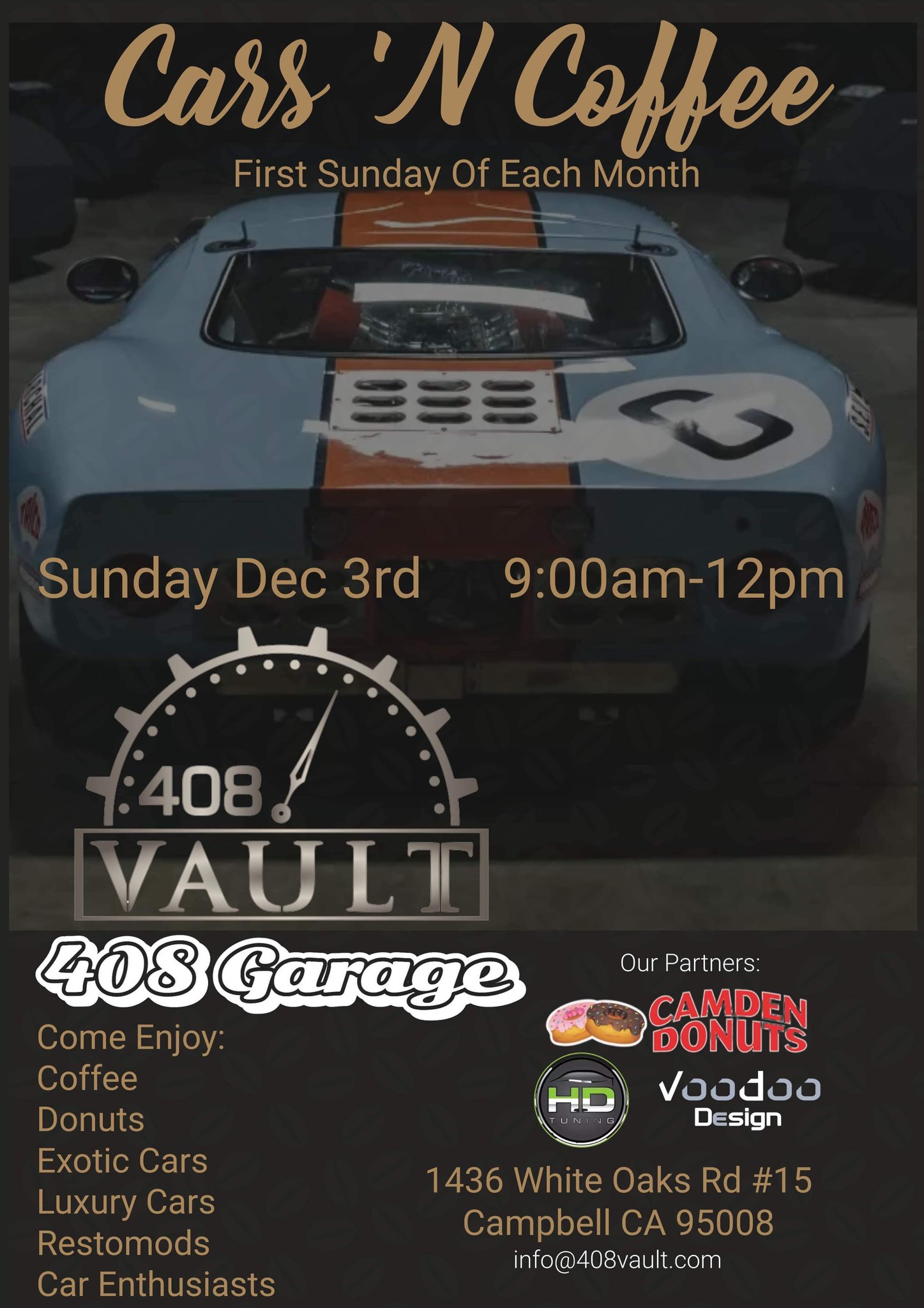 408 Garage/408 Vault Cars N Coffee