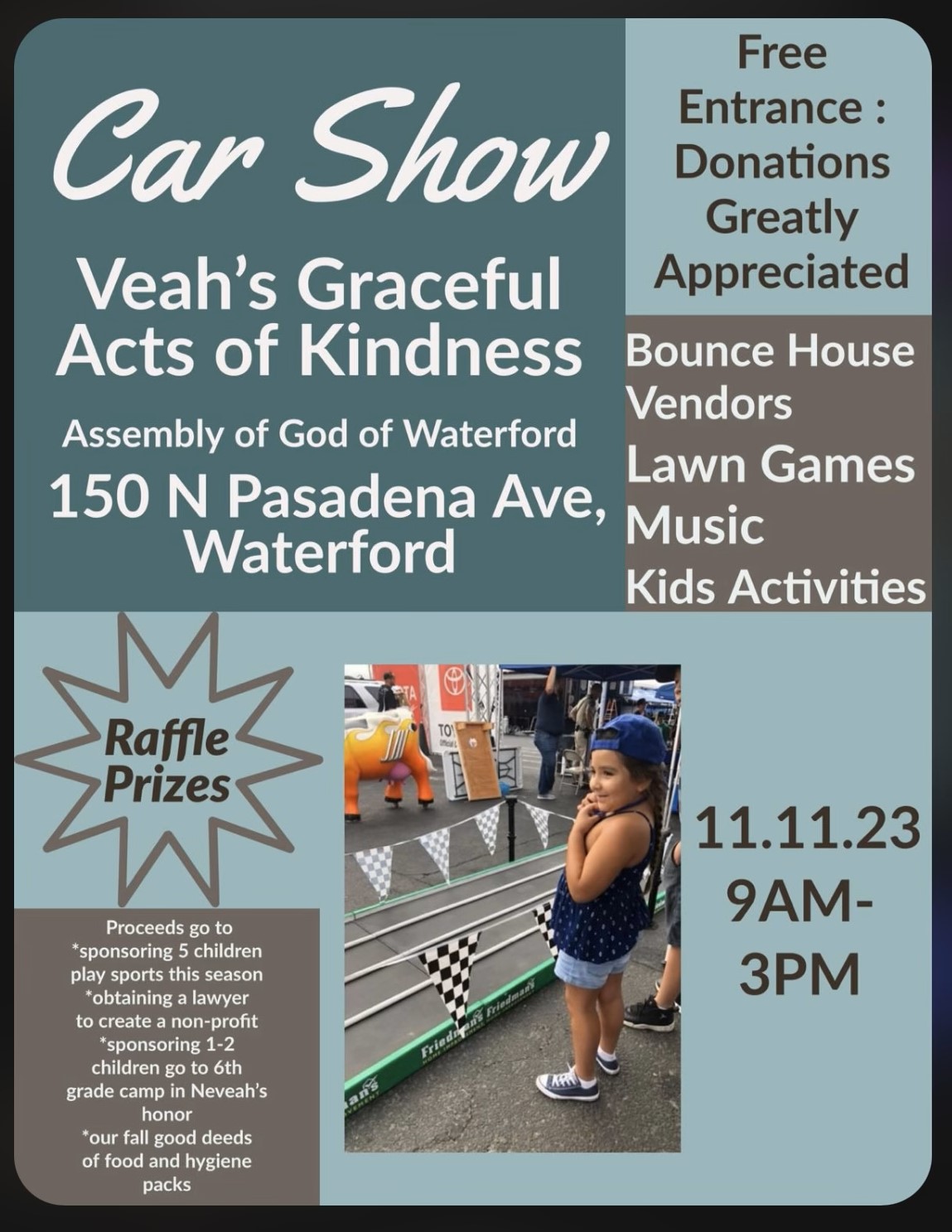 Veah' Graceful Acts of Kindness Car Show
