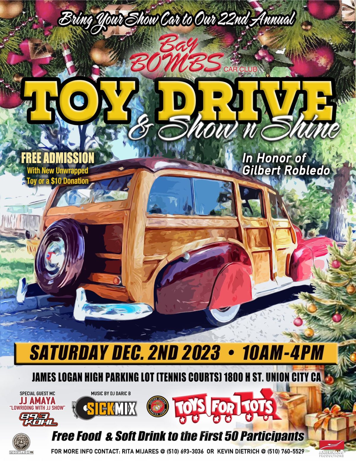 Bay Bombs Toy Drive