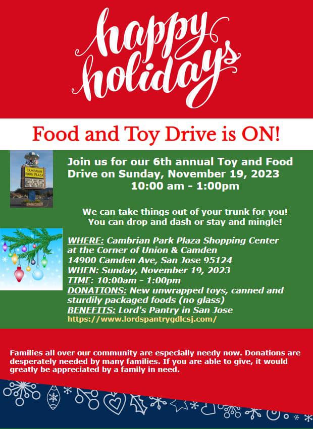 Holiday Food and Toy Drive