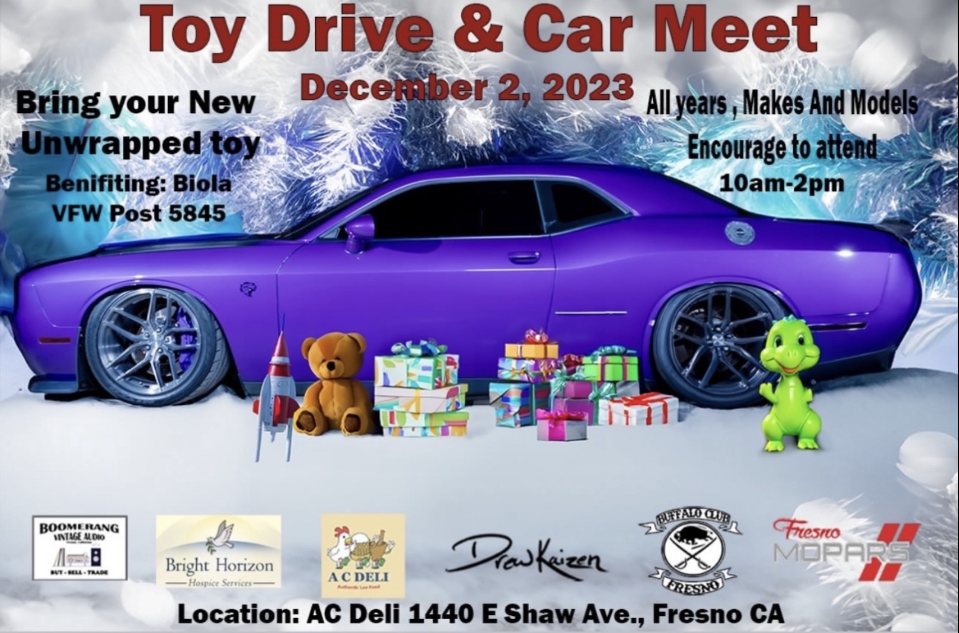 Toy Drive & Car Meet